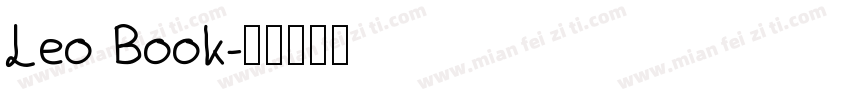 Leo Book字体转换